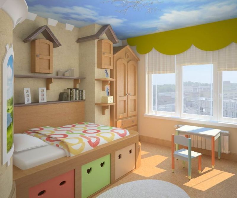 The Nursery for a Boy - large windows