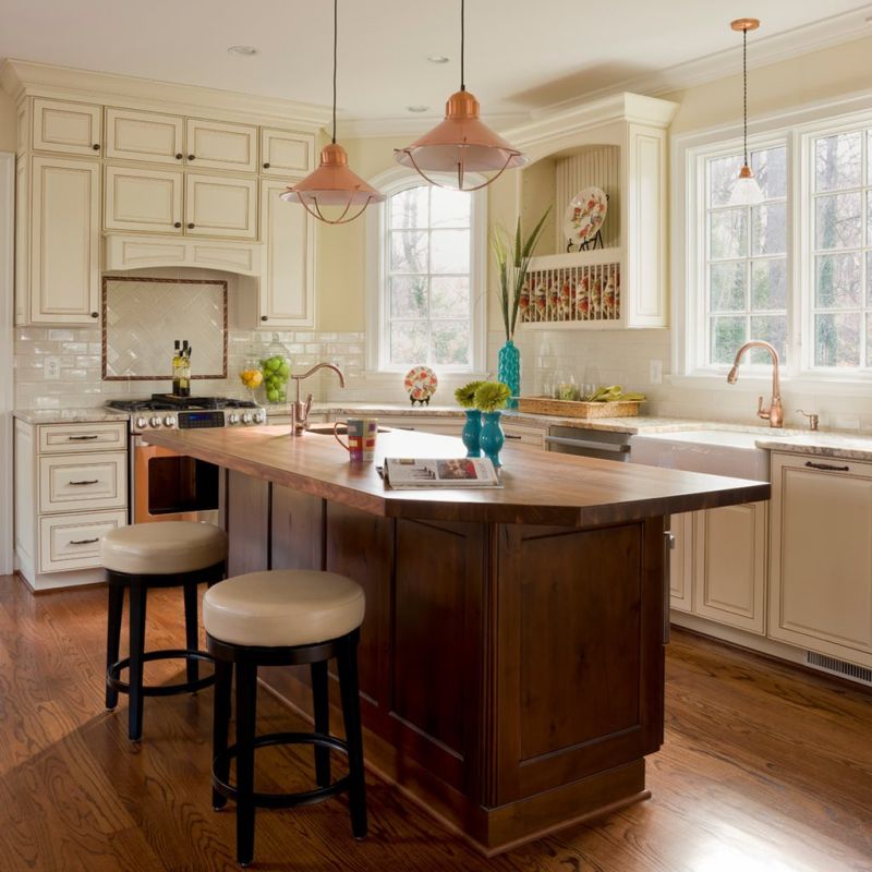 hearth and home in the kitchen in the English style