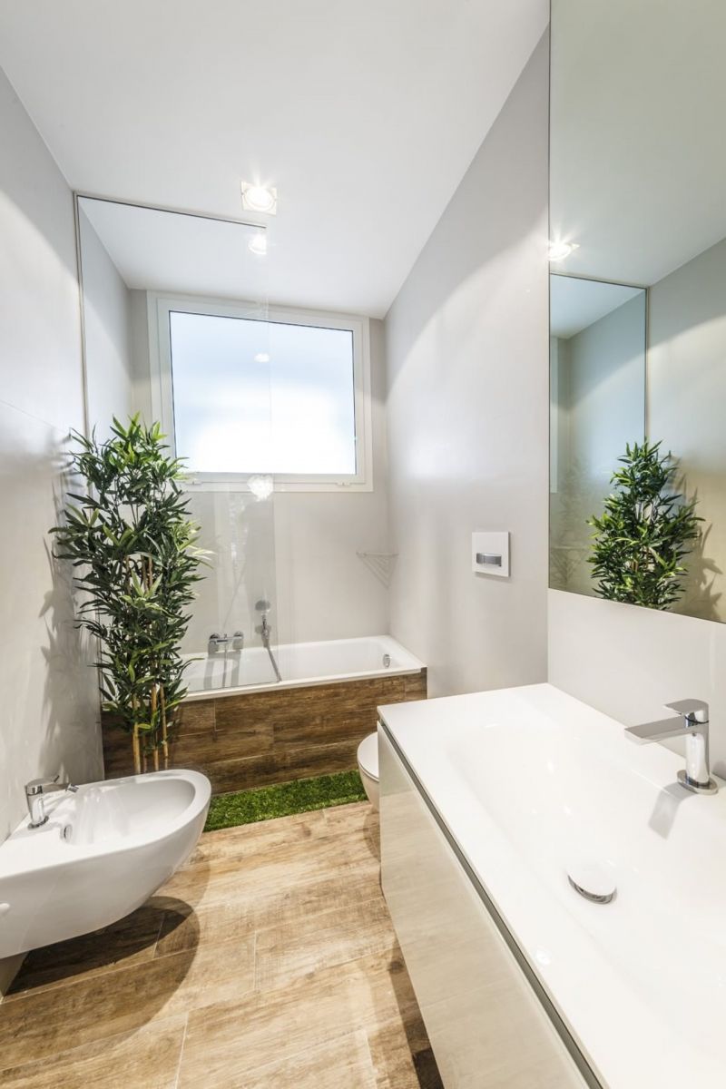 Design of the Apartment in Minimalistic Style - Bathroom