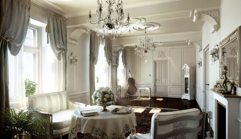 Luxury Classic Style Living room interior design