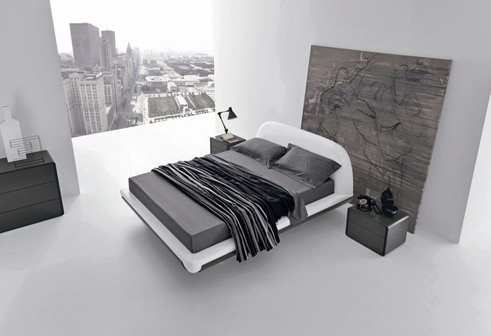 Minimalist style - Bedroom in black and white tones