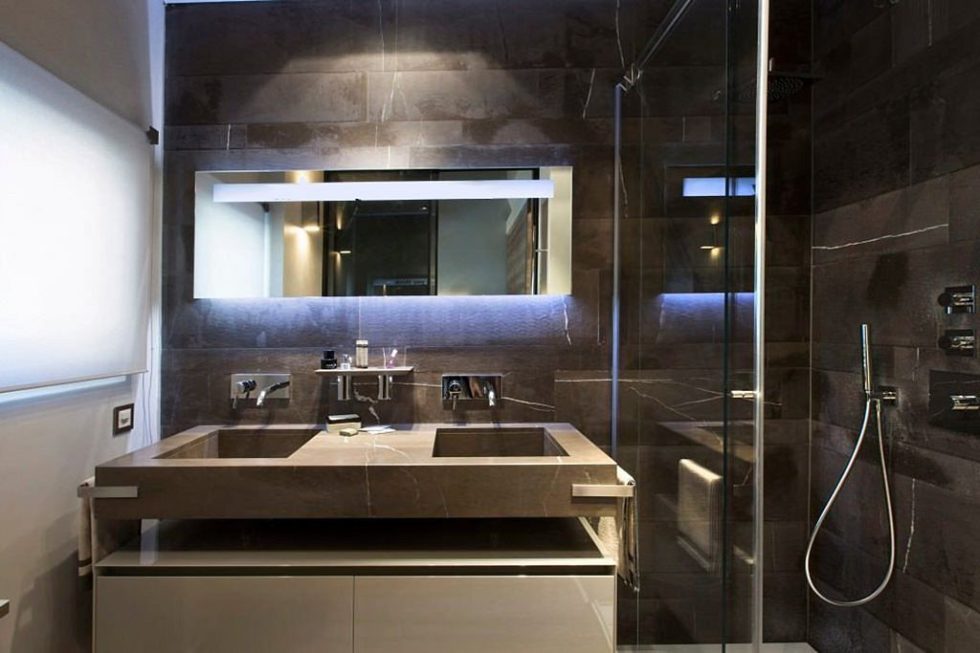 Modern Apartment in Switzerland - Modern Bathroom Design