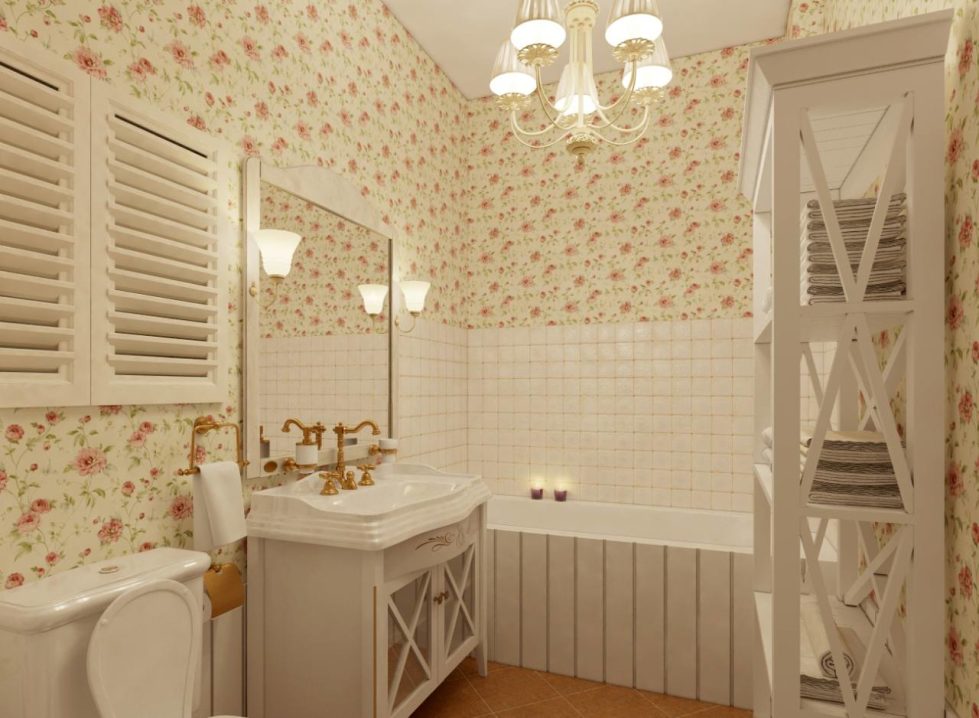 Provence Style Interior - Bathroom