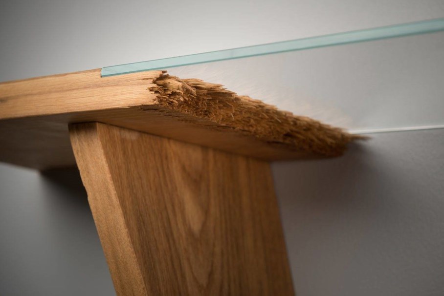 Broken Wood Furniture by Jalmari Laihinen - unusual technology