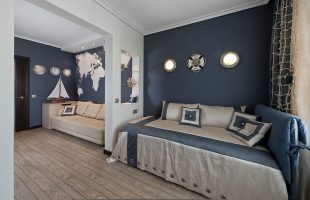 How to make design of a room in Marine style for boys
