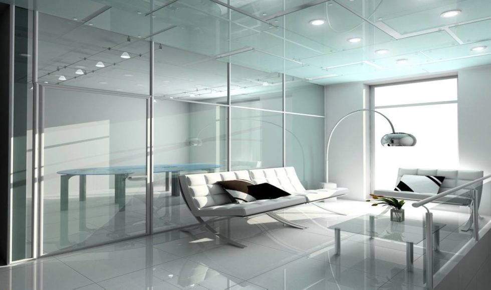 High-Tech Style Living room design