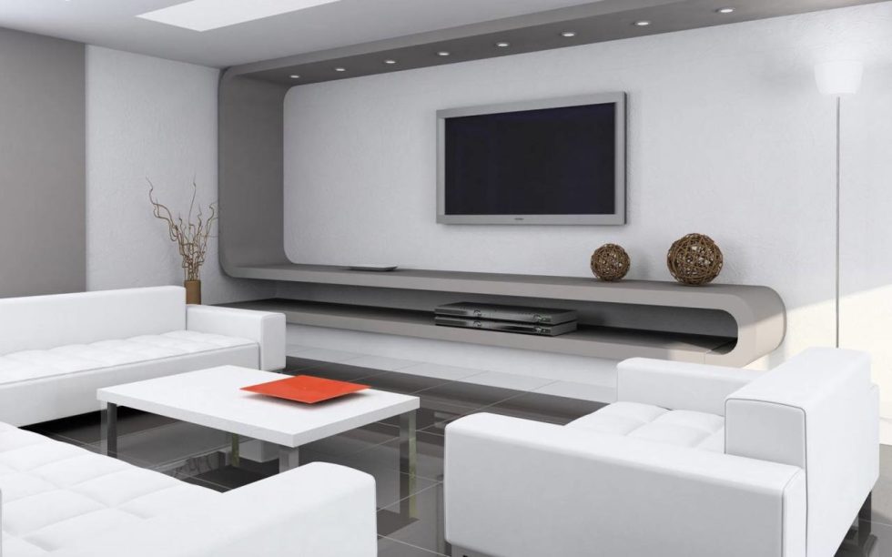 High-Tech Style Living room design ideas