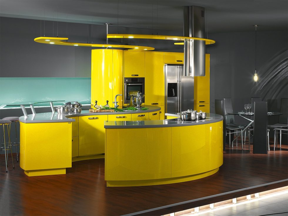 Kitchen in the High-tech style - Light