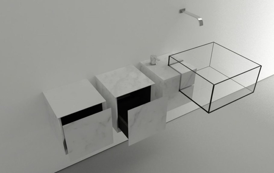 Minimalism-Styled Bathroom Wash Basin by Victor Vasilev 5