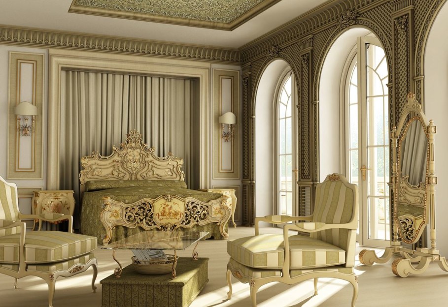 The Rococo Style - Luxury Bedroom