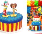 Birthday Party with Circus Decorations