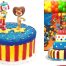 Birthday Party with Circus Decorations
