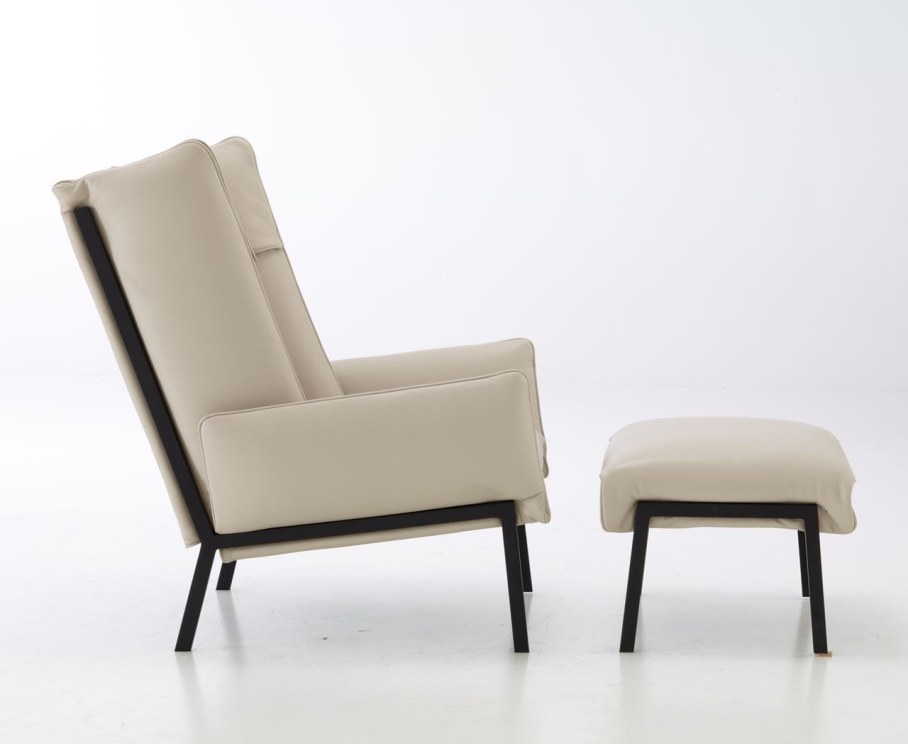 Beau Fixe - chair and pouffe