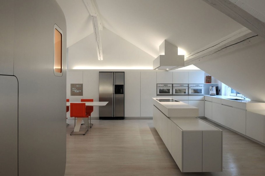 Creative Apartment Design from Dethier Architectures - Kitchen