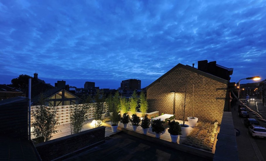 Creative Apartment Design from Dethier Architectures - Outdoor terrace