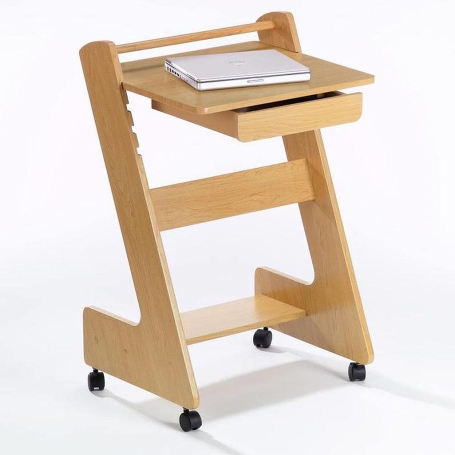 Portable standing computer station