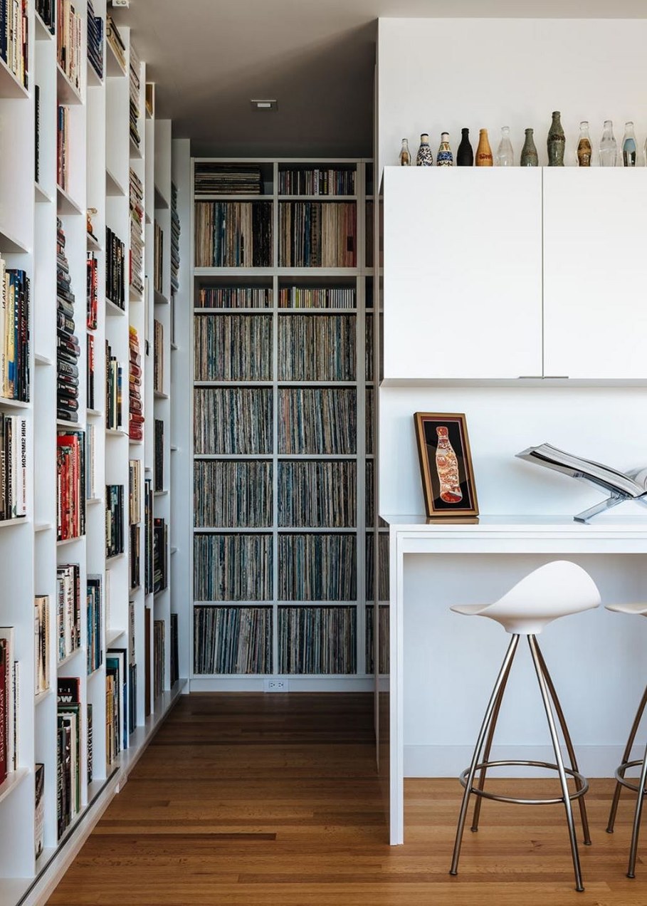 Sausalito residence - also a large collection of music records