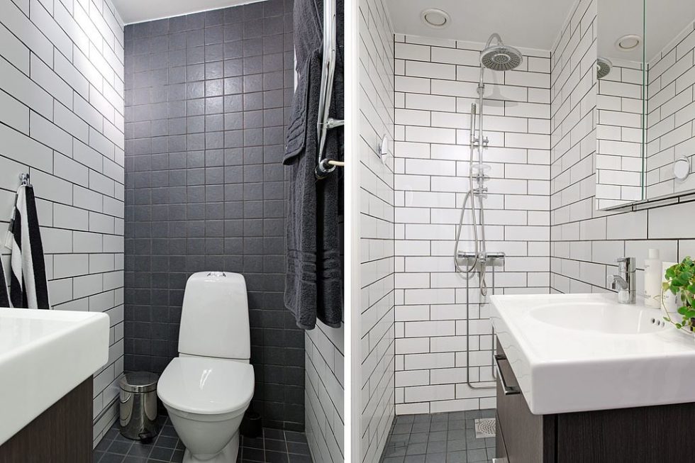 The Delightful Design of the Studio Flat Scandinavian Style - Bathroom