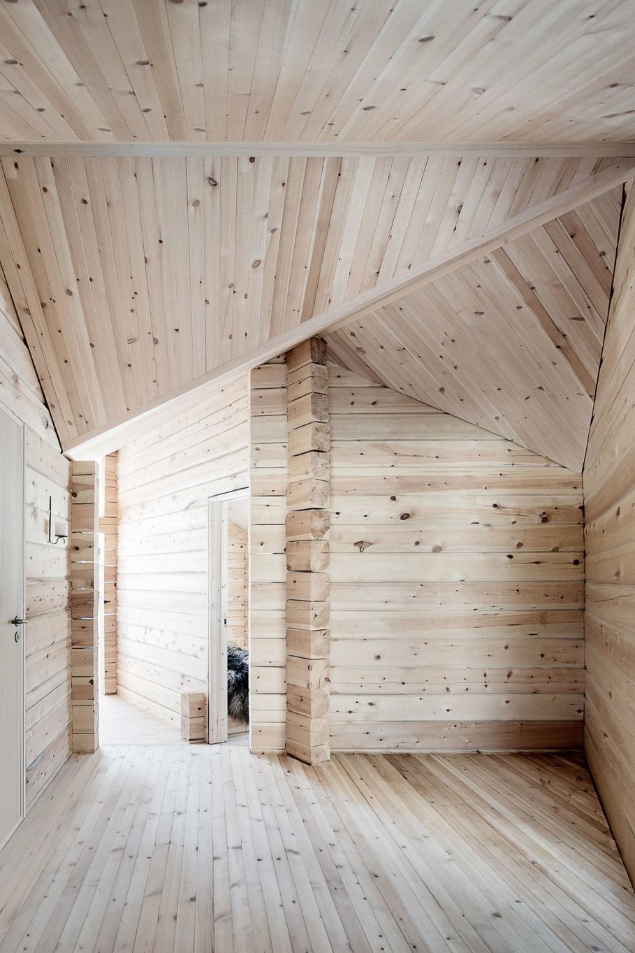 The wooden house in Norway - interior