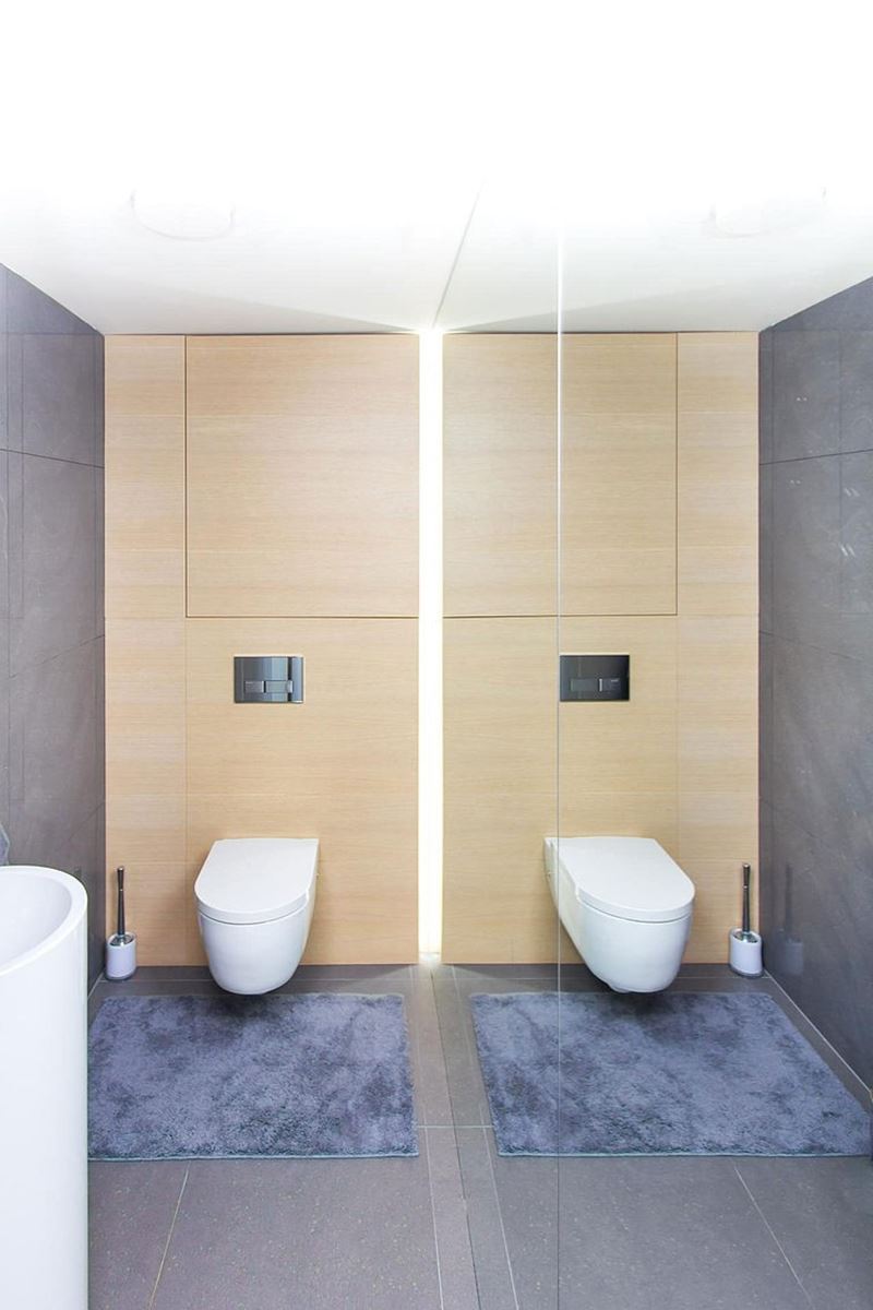 This modern three-story house - bathroom 3