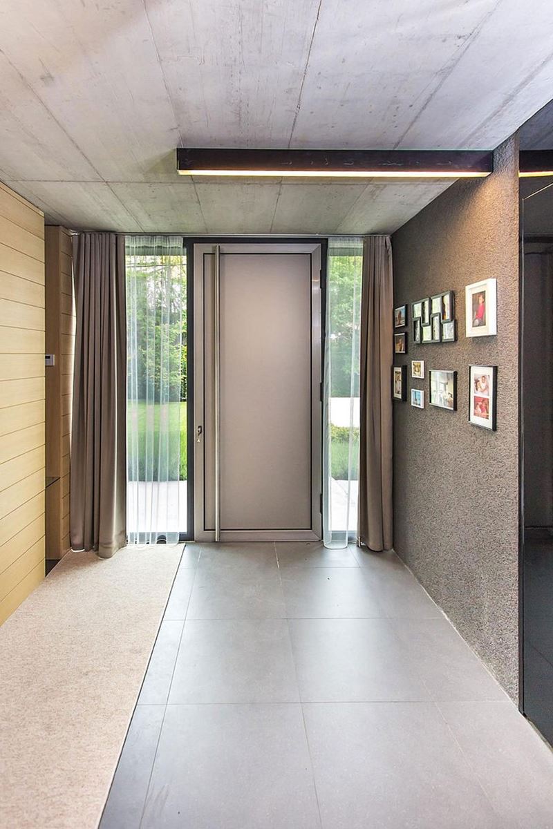 This modern three-story house - hallway