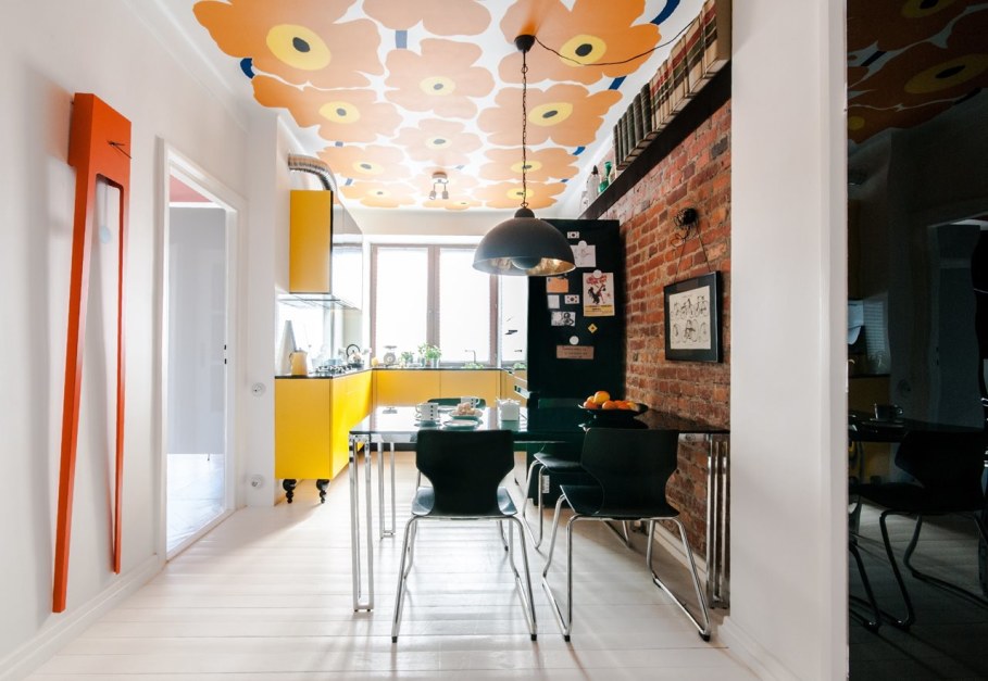 Bright and stylish interior of the apartment in Warsaw - Dining room