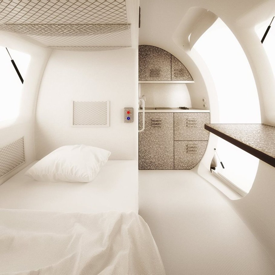 Ecocapsule from Nice Architects - Interior