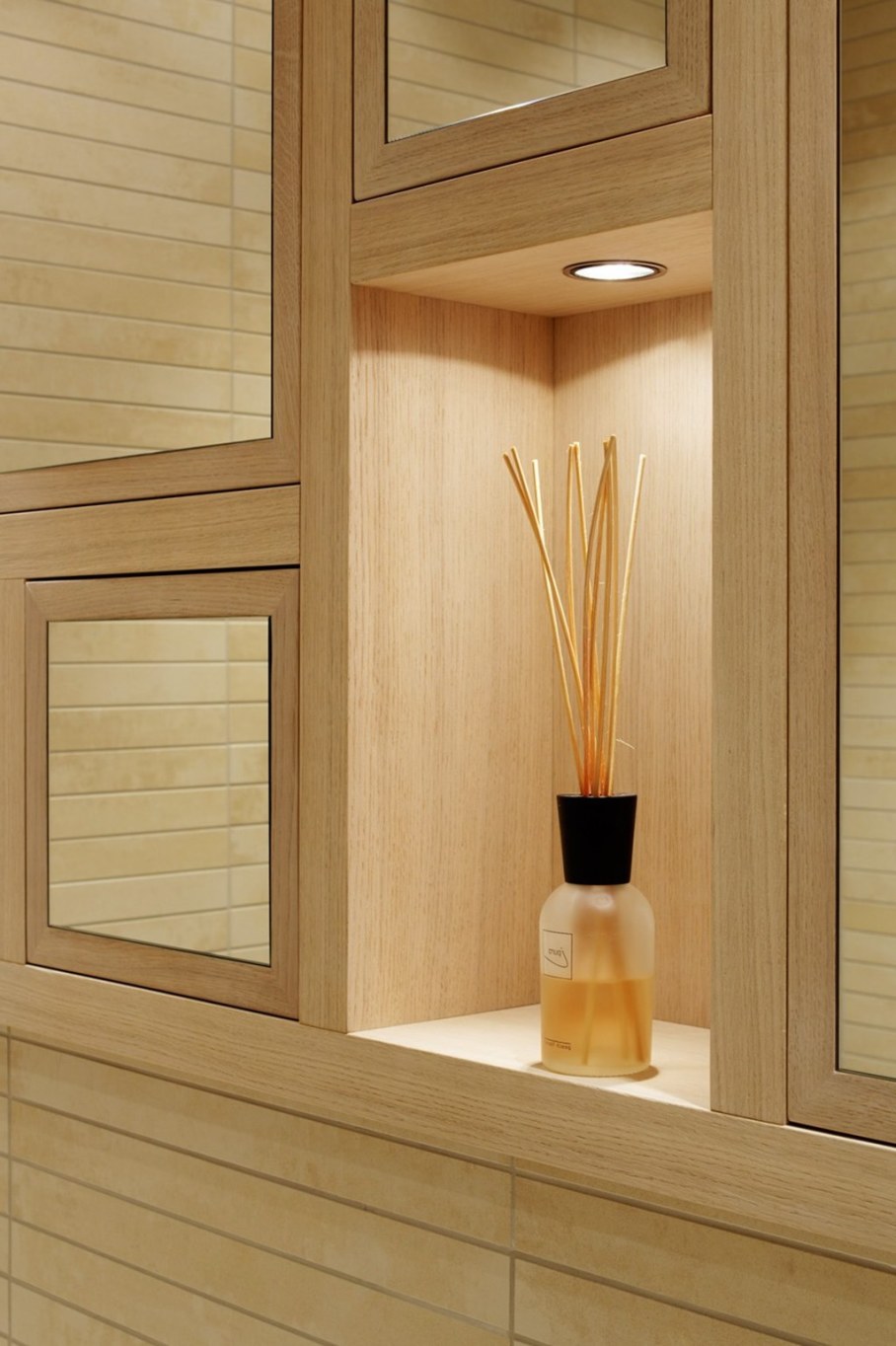 Elegant interior design - elegant bathroom - very similar to wood but in the fact it is ceramics