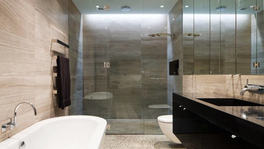 Grand loft house in Australia by Corben Architects studio - Bathroom