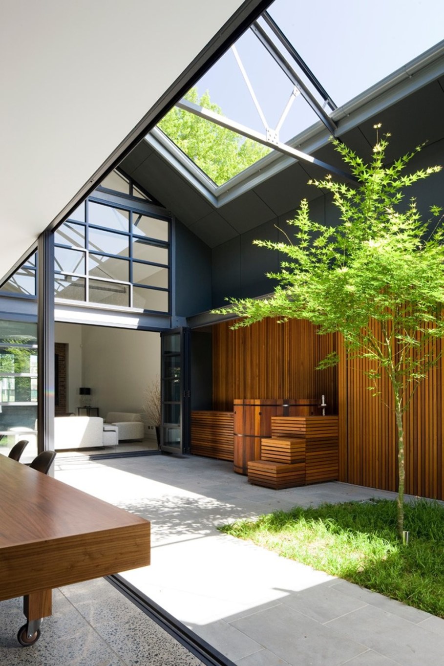 Grand loft house in Australia by Corben Architects studio - Living room