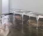 Zaha Hadid demonstrated amazing features of acryl at «Liquid Glacial Table» collection