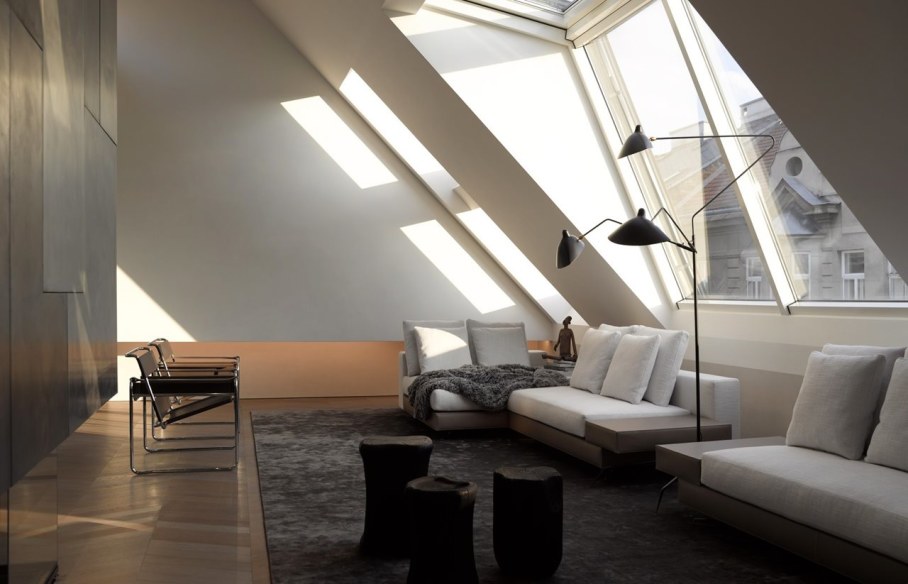 Loft VIENNA Wasagasse from Bernd Gruber studio - Living room