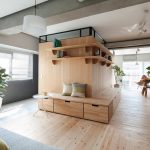 The apartment renovation from a Sinato studio in Yokohama