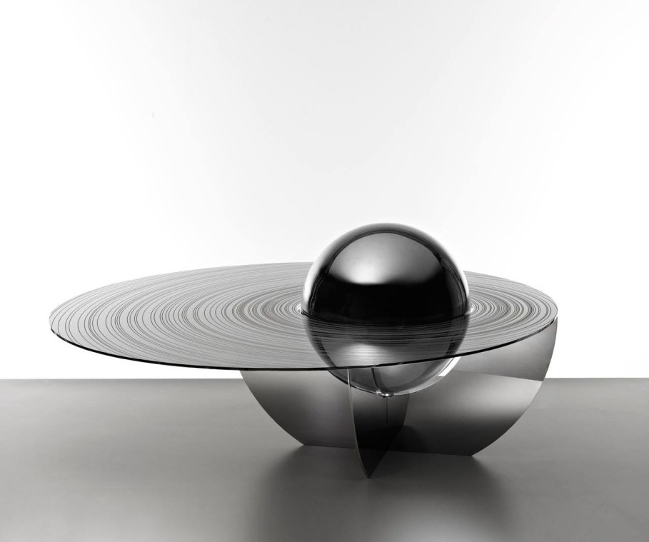 The cosmic design of the Boullee coffee table - Black color