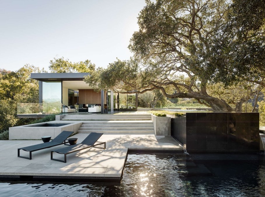 The private house Oak Pass in California by Walker Workshop - Swimming pool 3
