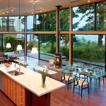 Glass Residence On The Creek Shore In Washington