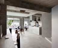Interior design: a concrete apartment