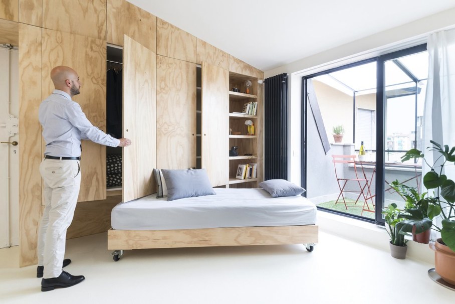 OCS Batipin Flat Transformer Apartment In Milan - Interior design ideas