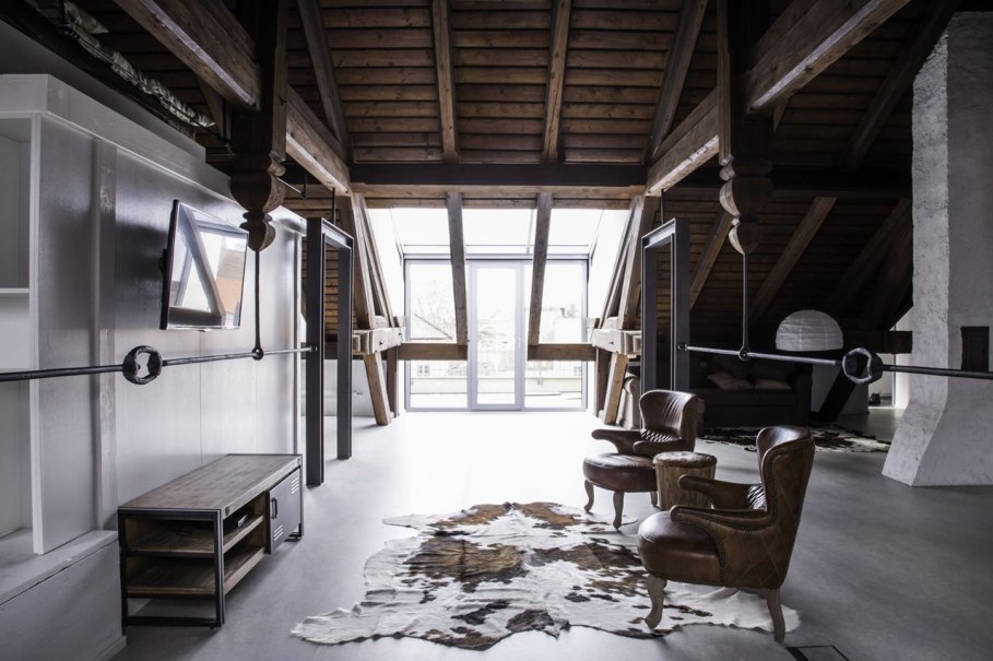 Spacious loft in the Czech Republic - Living room