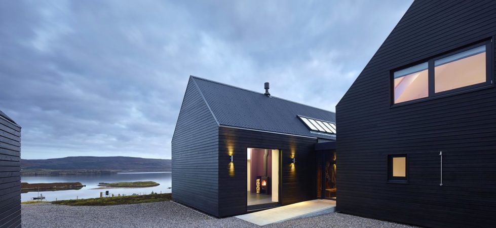 The House On The Creek`s Shore In Great Britain