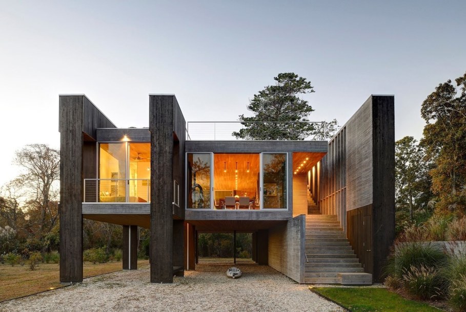 The house in East-Hemptone from Bates Masi Architects - Facade