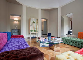 The modern apartment in Milan