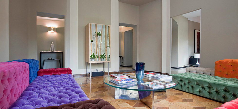 The modern apartment in Milan