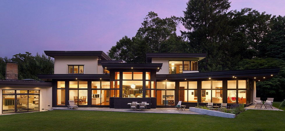 The restoration of the private residence in Chestnut Hill, Massachusetts