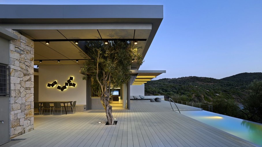 Two villas on the Aegean coast - Swimming pool