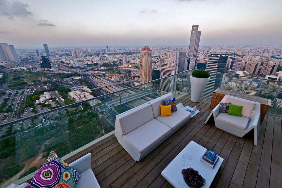 3-story penthouse Sky in Tel Aviv, Israel - Terrace