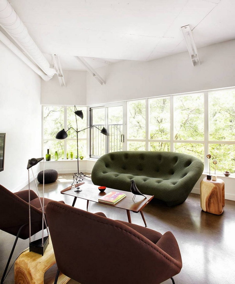 Modern Apartment In Loft Style From Stephane Chamard - Furniture