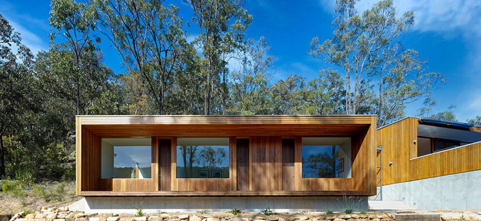 The house with the wonderful view of the valley from Rory Brooks Architects