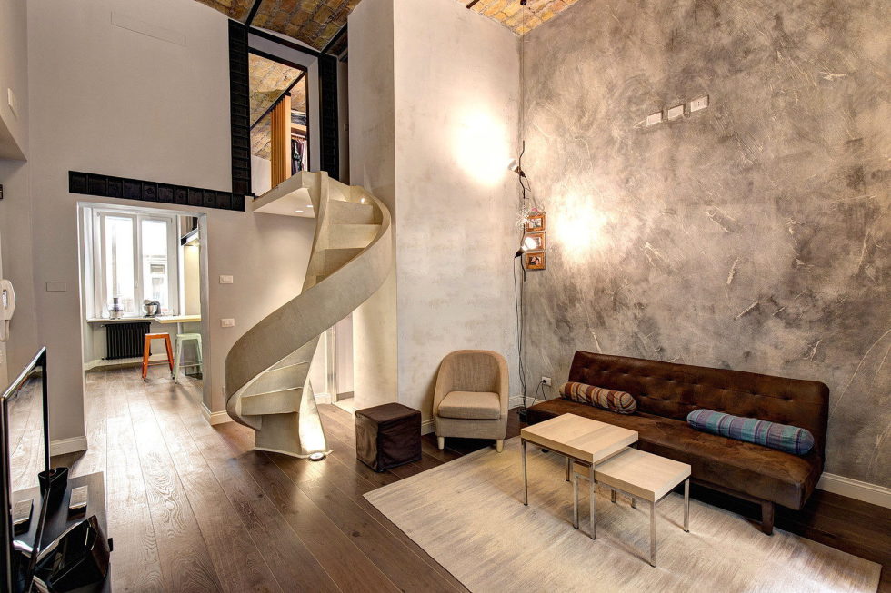 Duplex Apartment In Rome From MOB Architects 2