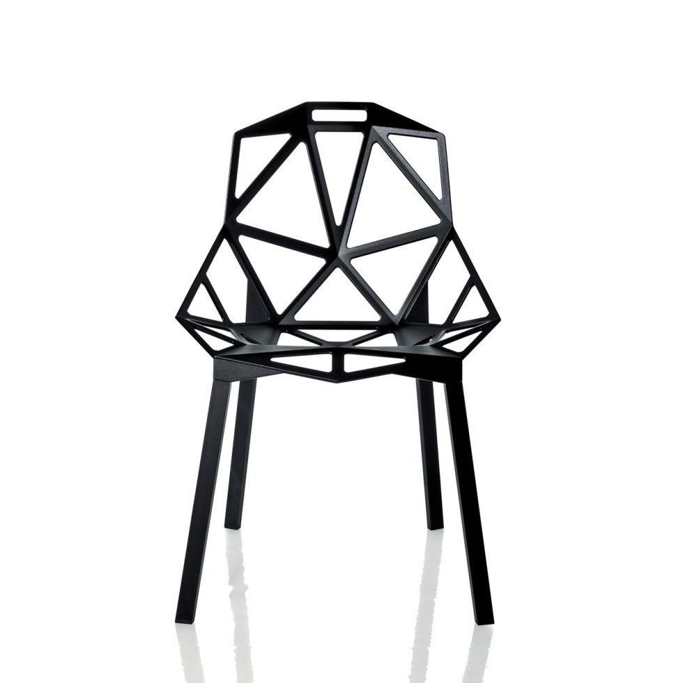 Chair One Stacking Chair by Magis - Black